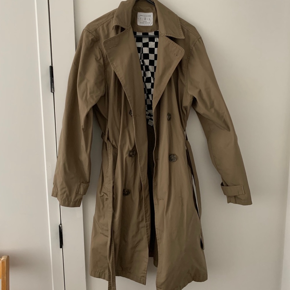 Men’s Urban Outfitters Medium Graphic Trench Coat
